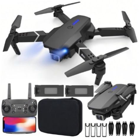 DRONEZA 4K HD Foldable Drone with WiFi FPV Live Camera 8.2 GHz AM4 4 Core Processor Designed for Server-image-27