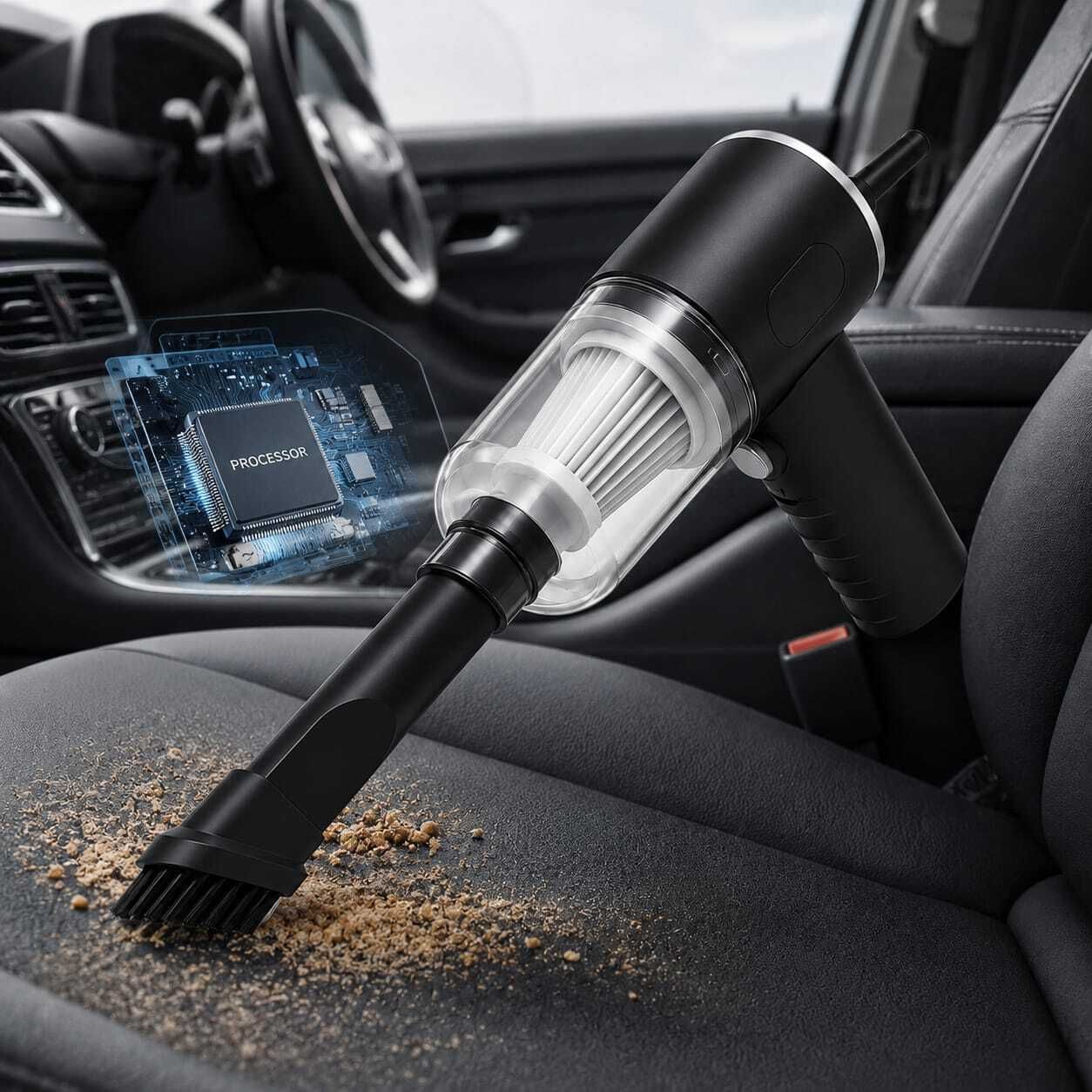 Numix Portable Vacuum Cleaner with Air Blower for Car & Home 2.4 GHz AM2 2 Core Processor Designed for Desktop, Laptop-image-3