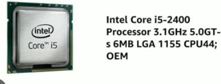 PROCESSORE i5 2nd gen i5 2400 3.1 GHz LGA 1155 4 Core Processor Designed for Desktop, Server-image-1