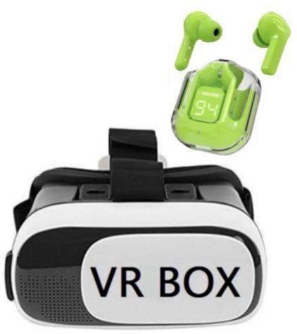XRise VR Box Virtual Reality Glasses and Ultrapods TWS Earbuds Combo for Smartphones 2.4 GHz AM3 2 Core Processor Designed for Mobile-image-45