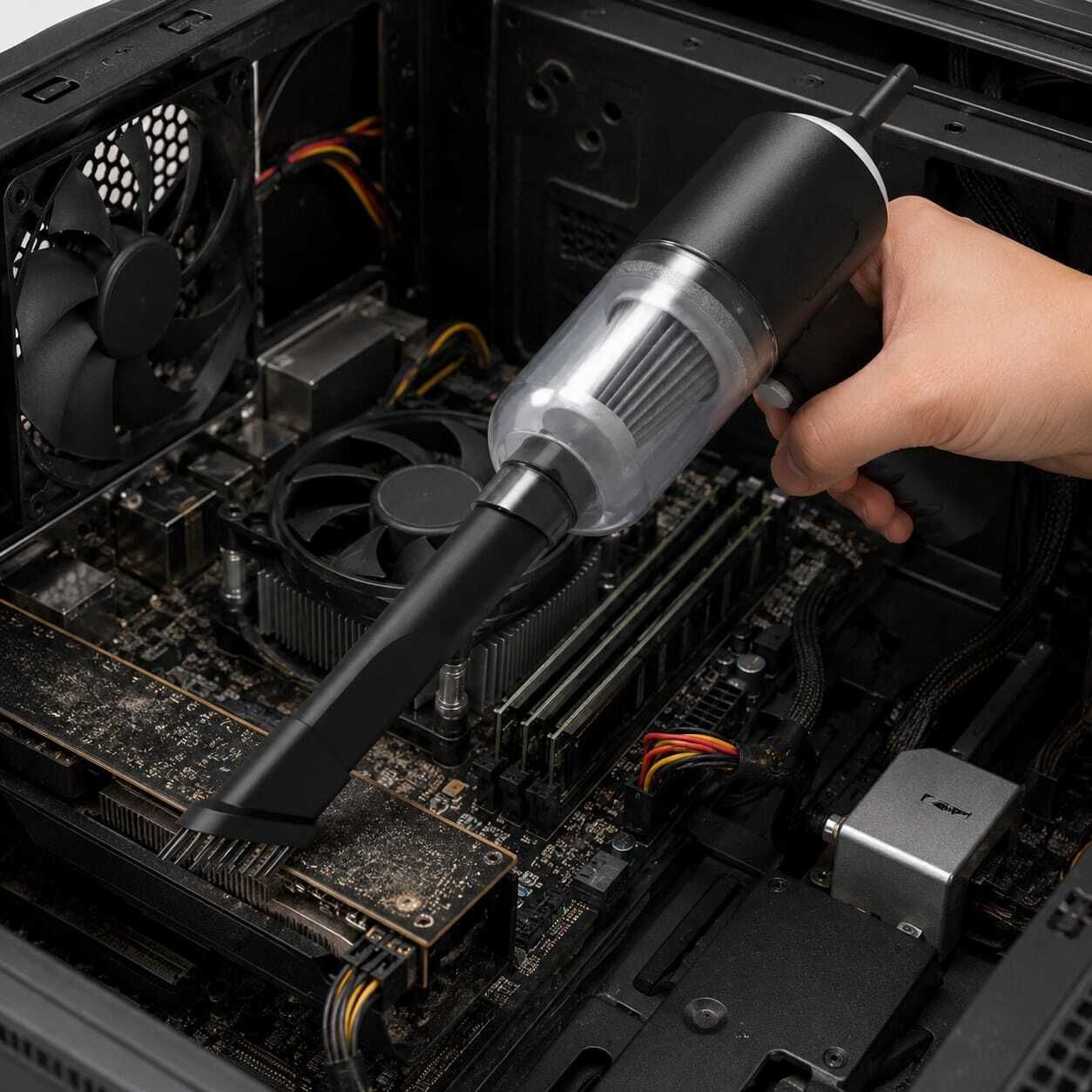 Numix 3-in-1 Computer Cleaning Vacuum for Processor 2.4 GHz AM2 2 Core Processor Designed for Desktop, Laptop-image-1