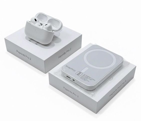 MagPulse AirPods 2 Pro MagSafe Powerbank Combo | Bluetooth Earbuds with Fast Charge 5.3 GHz AM2 2 Core Processor Designed for Mobile