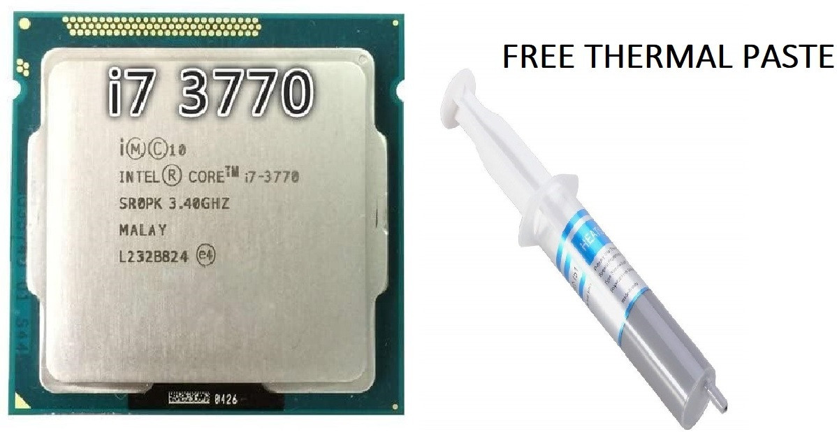 keevan 3.9 GHz LGA 1150 INTEL I7 3rd Generation 3770 Processor with Free Thermal Paste Processor image 1