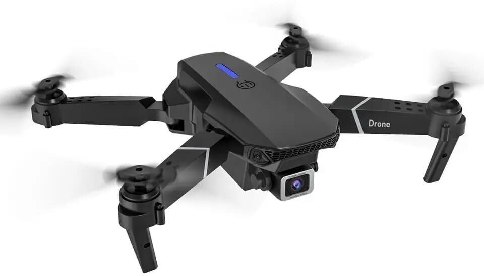 voltix Drone E88 Pro Foldable 4K HD Drone with FPV WiFi Camera & Gesture Selfie Mode 2.4 GHz AM3 4 Core Processor Designed for Workstation-image-49