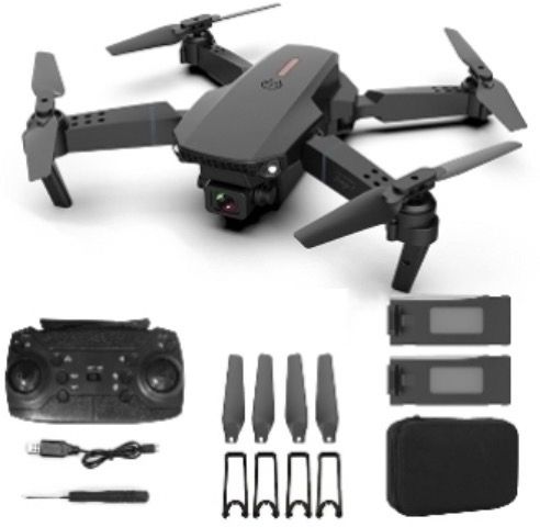 PrimeTech E88 Pro 4K RC Drone | WiFi FPV Dual Camera Foldable Quadcopter with 2 Batteries 2.4 GHz AM4 4 Core Processor Designed for Server-image-36