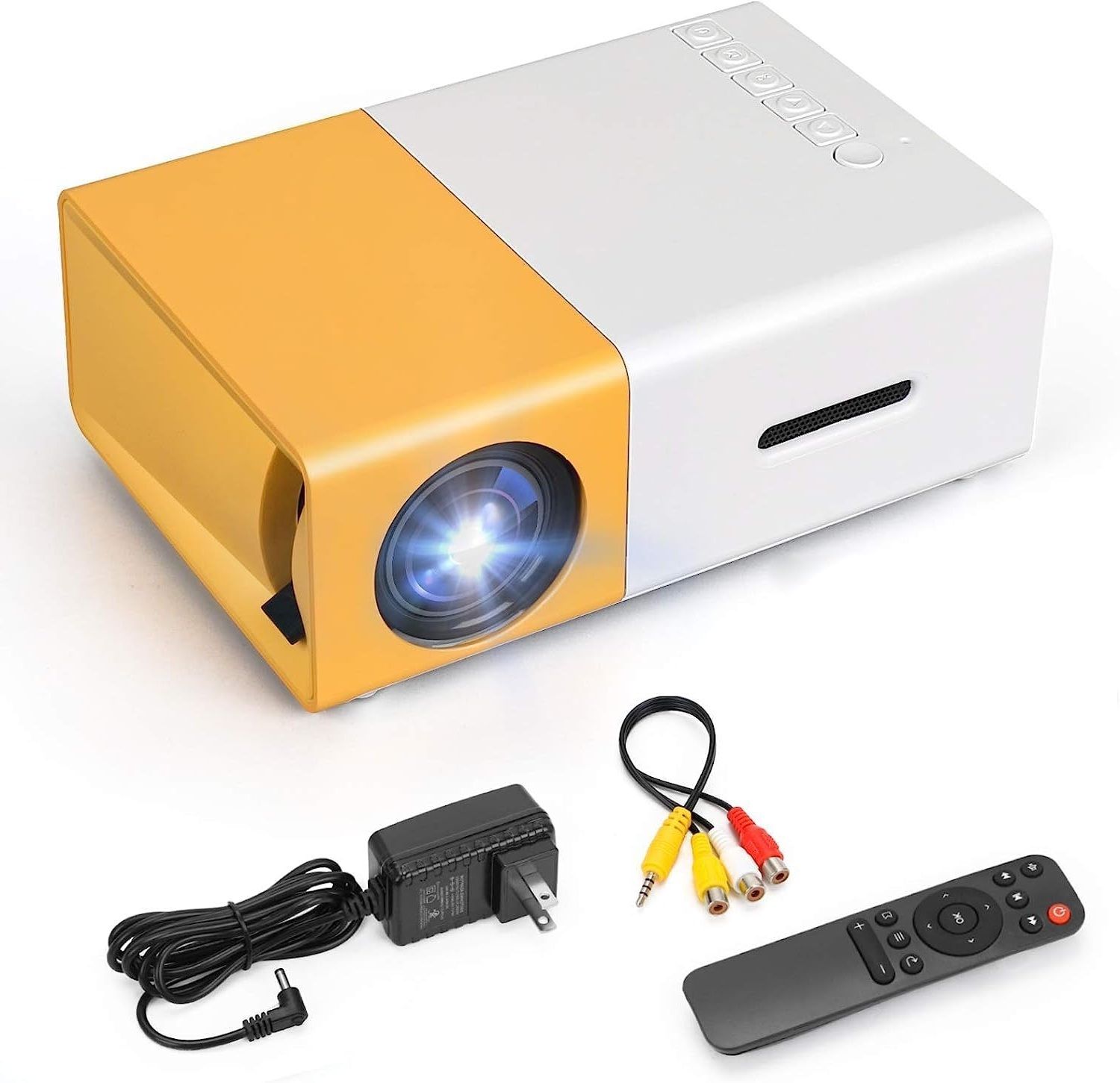 ProjeXor YG300 Portable Home Theater LED Projector 400LM with Remote Control 5.3 GHz AM3 6 Core Processor Designed for Mobile, Workstation, Tablet, Server-image-38