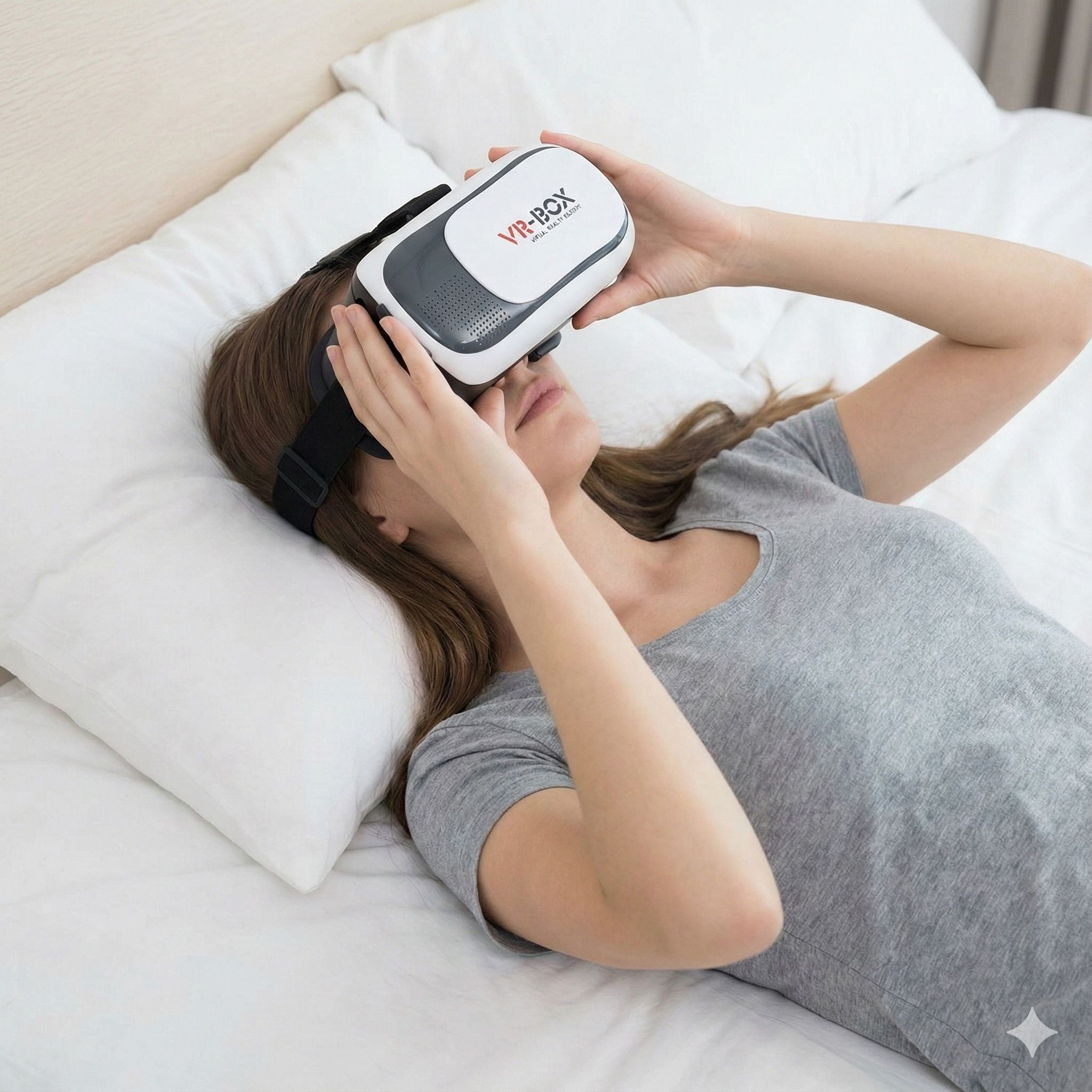Manni Advanced Mini VR Virtual Reality Headset with Focus & IPD Adjustment 3.1 GHz AM2 1 Core Processor Designed for Workstation-image-6