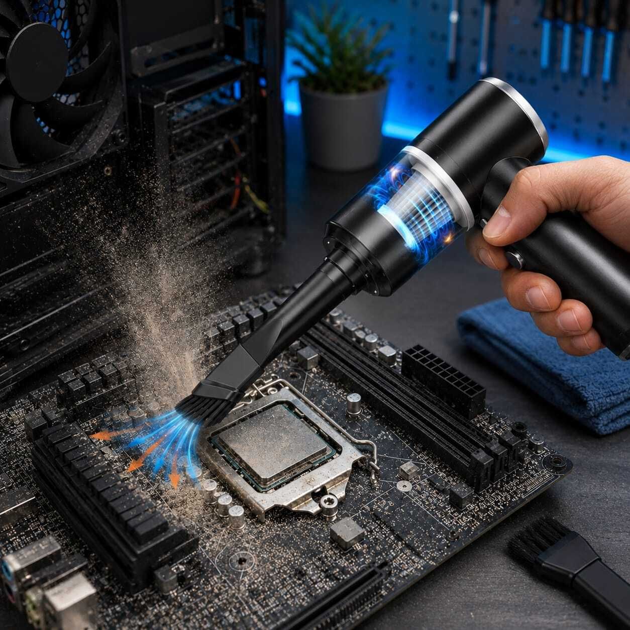 NiX Handheld Cleaning Tool with Air Blower for PC, CPU & Computer 0 GHz AM2 2 Core Processor Designed for Desktop, Laptop-image-40