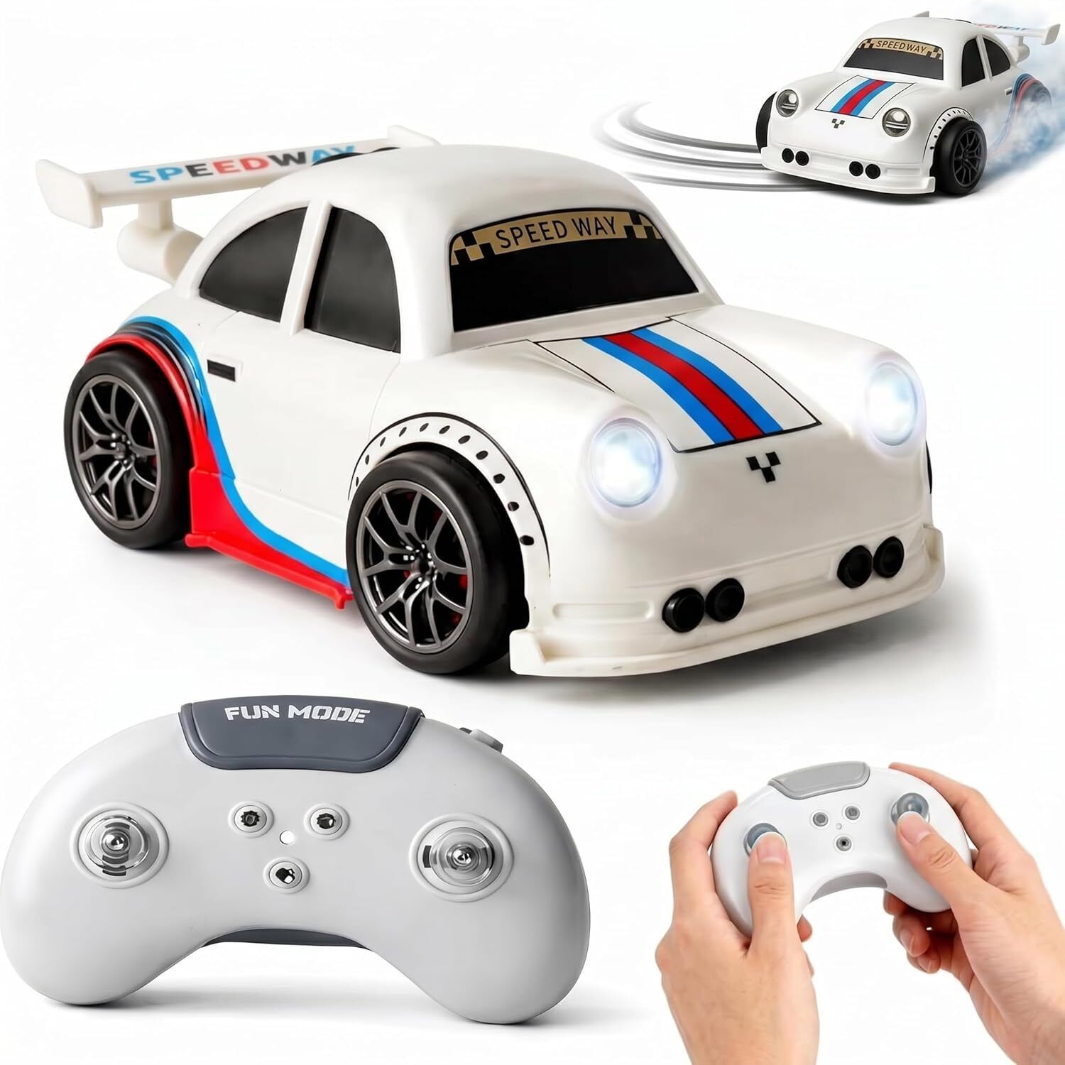 TurboRide Remote Control RC Racing Car with Drift Action Rechargeable Battery Pack 2.4 GHz AM4 6 Core Processor Designed for Mobile, Server-picture-26