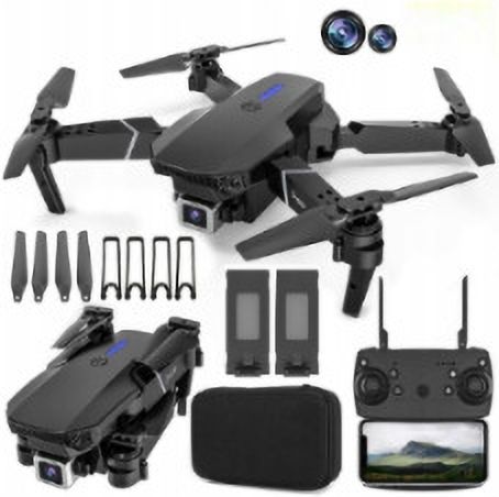 MagoraX E88 Pro WiFi FPV Aircraft | Foldable Flyer with Camera and Batteries 2.4 GHz AM2 4 Core Processor Designed for Server-image-35