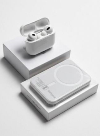 MagPulse AirPods 2 Pro & MagSafe Powerbank Combo | Wireless Bluetooth Fast Charging Kit 5.3 GHz AM2 2 Core Processor Designed for Mobile