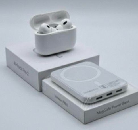 MagPulse AirPods 2 Pro & MagSafe Powerbank Combo | Wireless Earbuds Fast Charging Set 5.3 GHz AM2 2 Core Processor Designed for Mobile-image-10