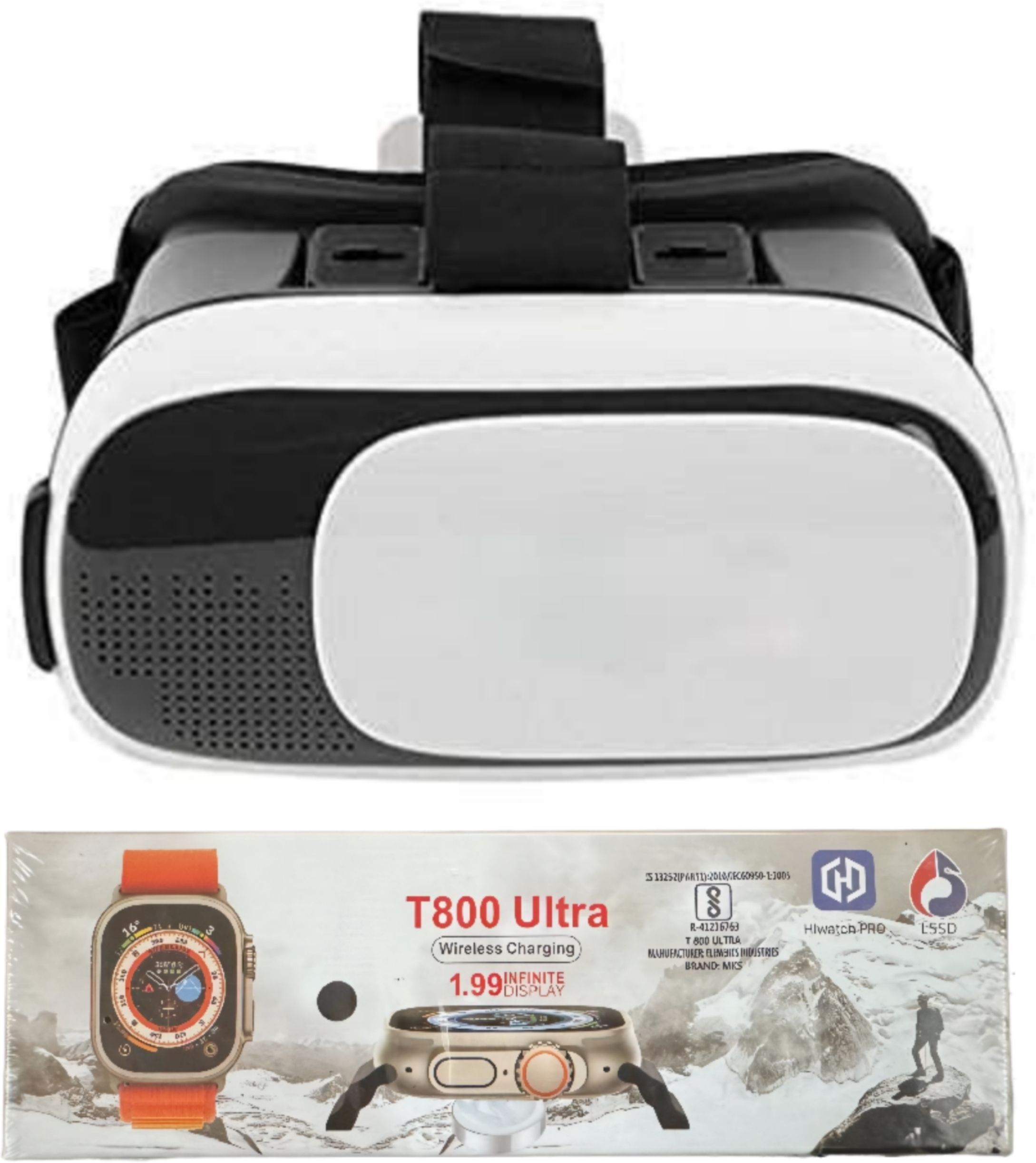 Kavrix VR Box with T800 Ultra Watch for Smart Lifestyle Upgrade AM2Socket ATX AMD 760G Chipset DDR2 Motherboard for Mobile