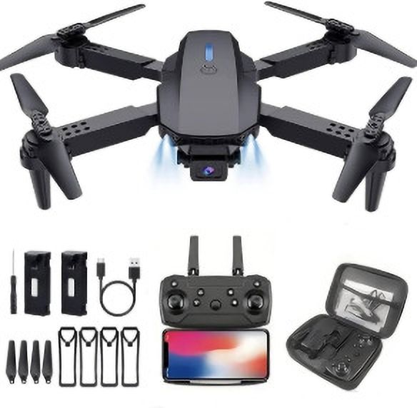 DRAVIX Advanced Camera Quadcopter with Dual Lens, Live Video Feed and Carry Case 5.2 GHz AM4 2 Core Processor Designed for Server-image-2
