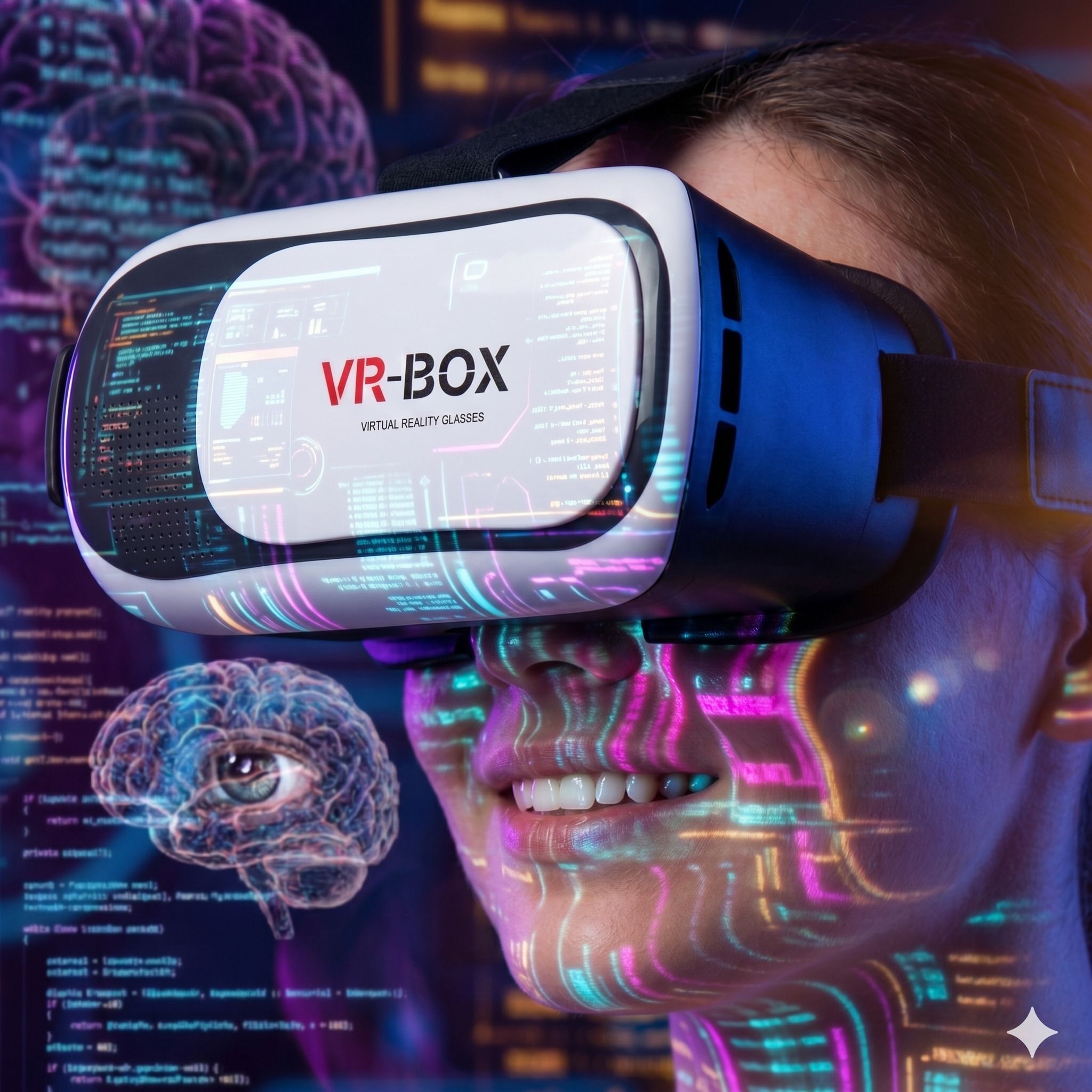 SammsangVR VR Headset for Android iOS with Gamepad 1.8 GHz AM3 2 Core Processor Designed for Mobile-image-19