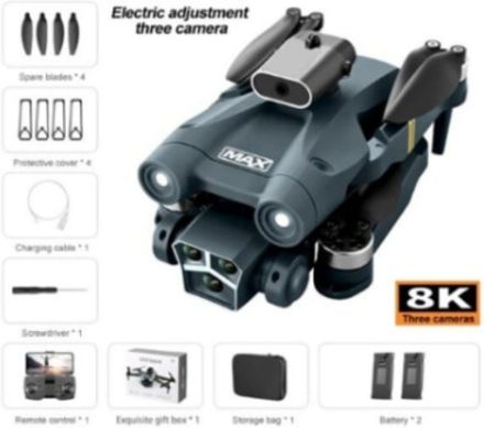 DroneArvix M3 Max Brushless 4K RC Flyer with Dual Batteries and Smooth Controls 6.8 GHz AM4 6 Core Processor Designed for Mobile, Server-image-12