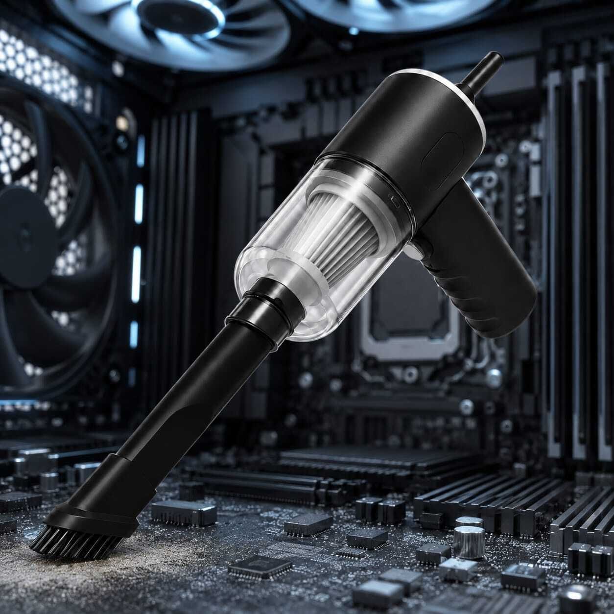 Sumsang Mini 3-in-1 Air Duster & Vacuum Cleaner | Powerful Suction 0 GHz AM2 2 Core Processor Designed for Desktop, Laptop-image-47