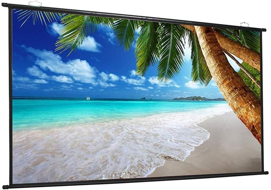 Moiz 7x7 feet Projector Screen (Width 213 cm x 213 cm Height)-image-1