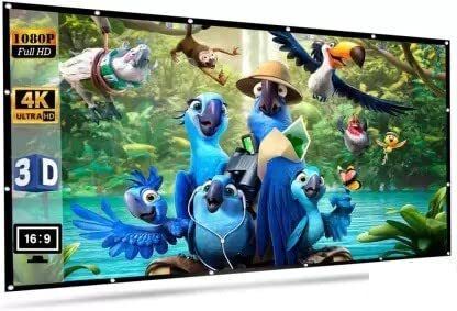 XTECTORVIEW 120 Inch Diagonal Foldable 16:9 Aspect Ratio HD 4K Full White Matte Projection Projector Screen (Width 266 cm x 150 cm Height)-image-44