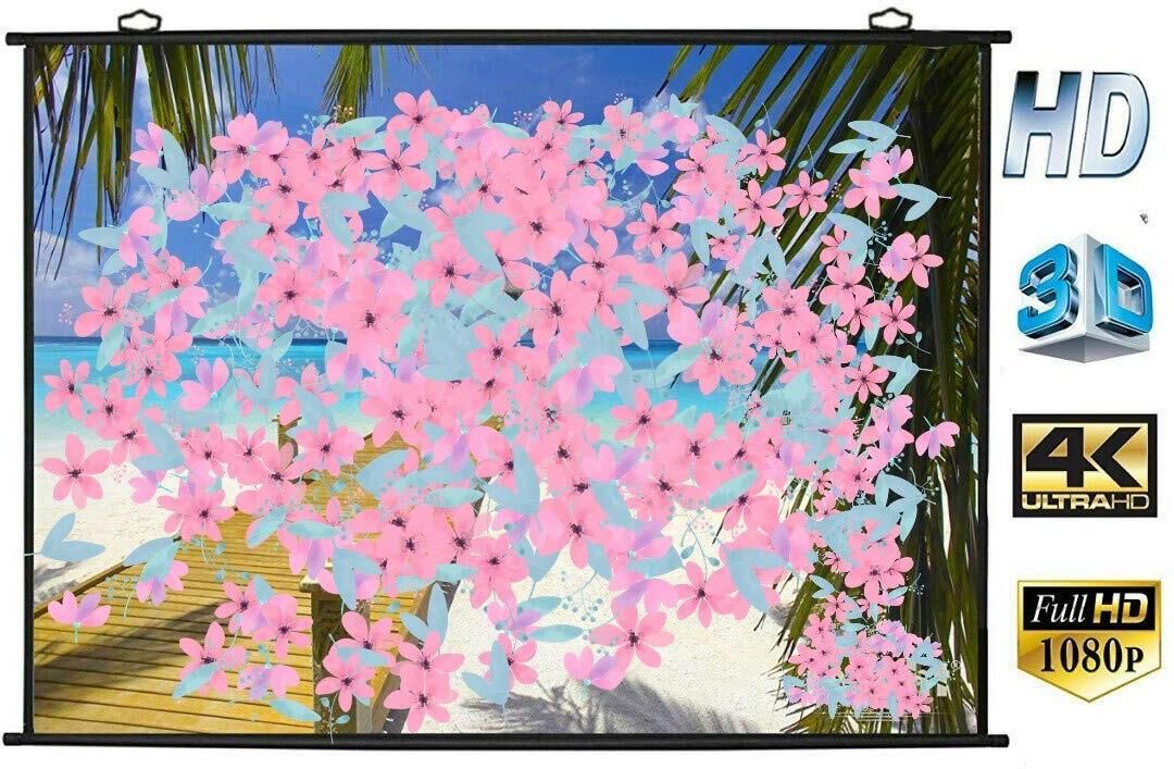 Moiz 5x5 feet Projector Screen (Width 152 cm x 152 cm Height)-image-39