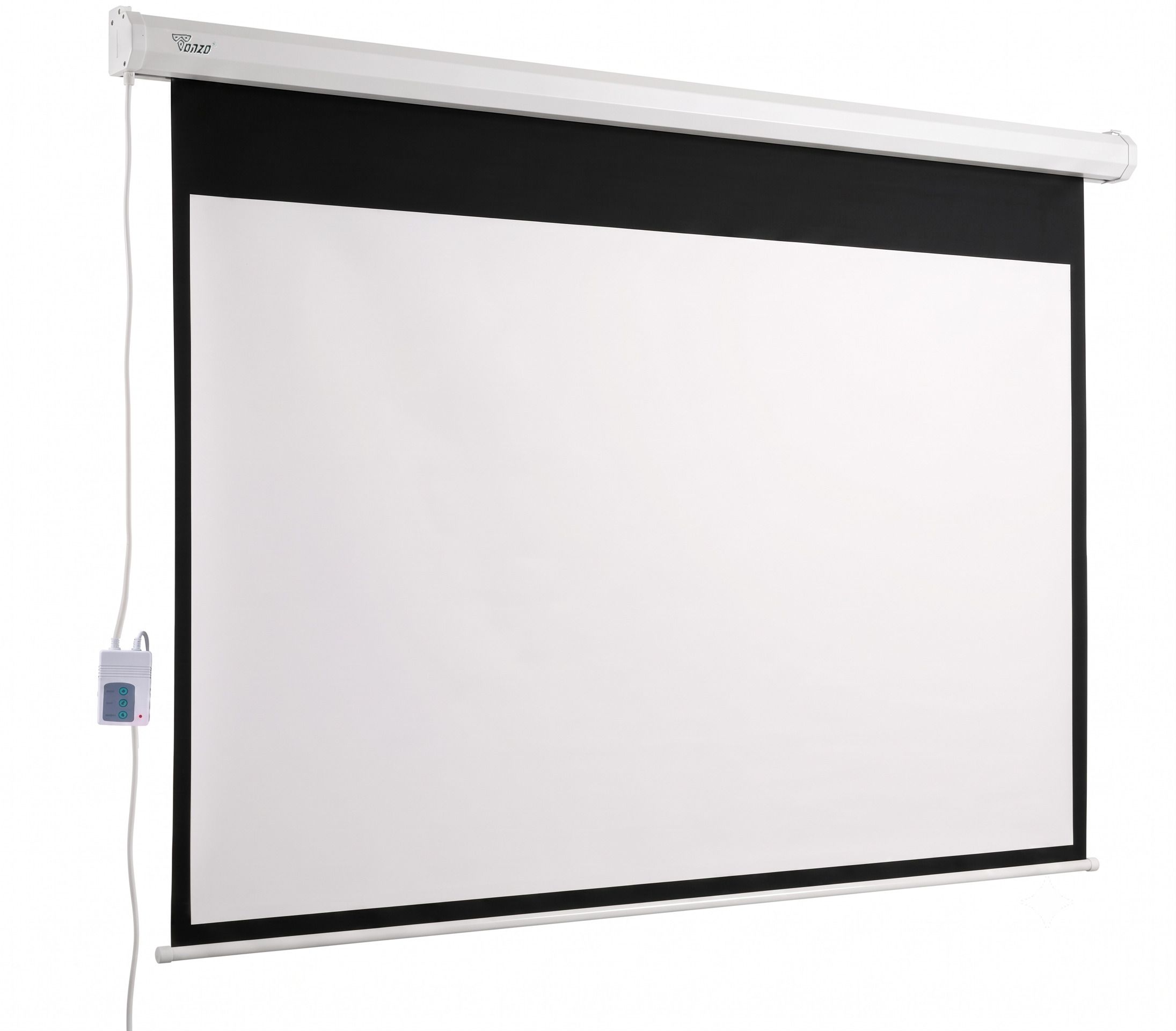 TONZO 100 inch Motorized Electric Projector Screen with Remote 16:9 Ratio Matte White Projector Screen (Width 221 cm x 124.5 cm Height)-image-32