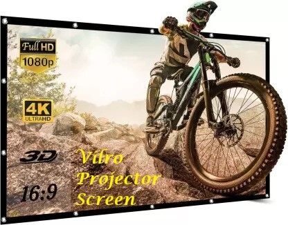 Vilro 120 inch Projector Screen HD16:9 Foldable (9 Feet (W) x 5 Feet (H)) Projector Screen (Width 275 cm x 153 cm Height)-image-22