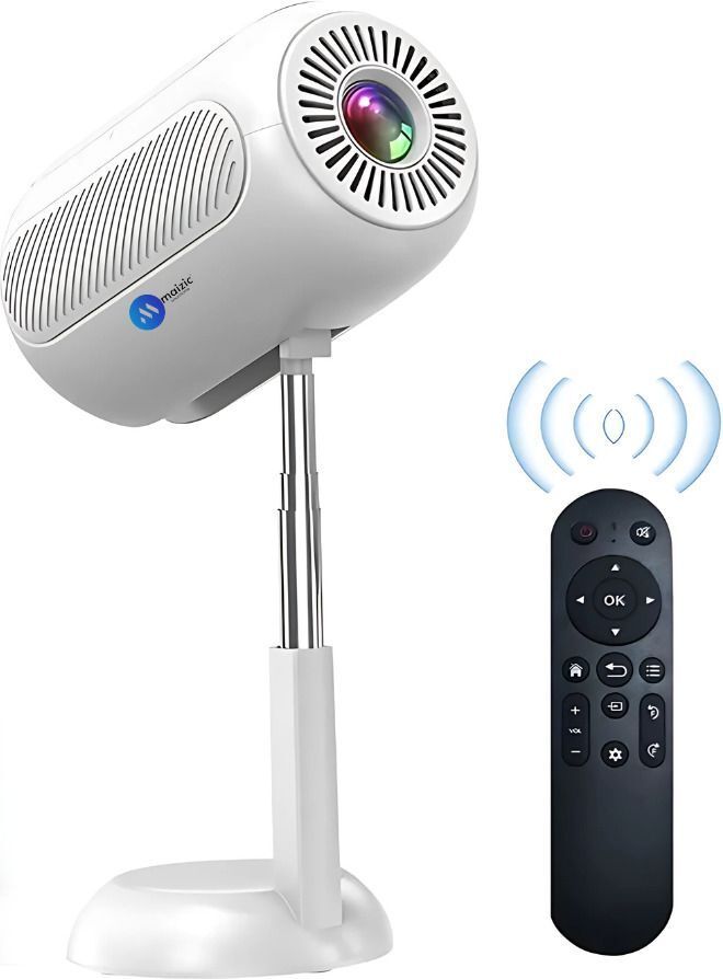 Maizic Smarthome Smart Projector 4k Ultra HD Support 1080p Android OS Built-in Netflix, Youtube (14000 lm / Wireless / Remote Controller) Portable Projector-image-26