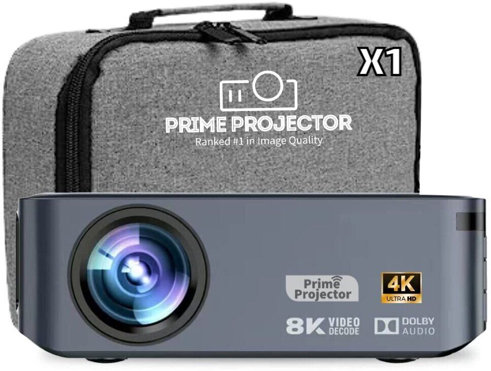 Prime Projector Newly XSeries X1 Projector |8500 Lumens, 4K Resolution, |WiFi |Android 9.0| Grey (8500 lm / 2 Speaker / Wireless / Remote Controller) Portable Projector-image-43