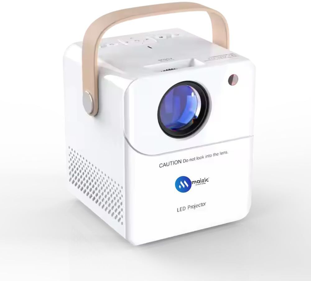 Maizic Smarthome CineGo Beam 1080P LED Projector, 280 ANSI, Apps, Mirroring, 2000Lm, 3W (2000 lm / Wireless / Remote Controller) Portable Projector-image-9