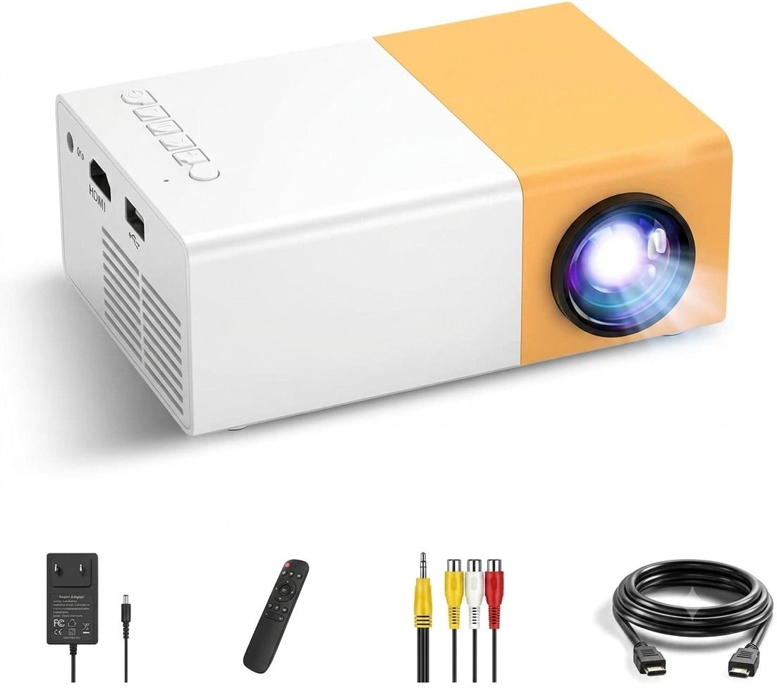 Global Ventures HY300 (2000 lm / 1 Speaker / Wireless) Portable Projector-image-10