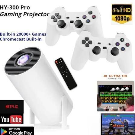 IMMUTABLE 4K Android Smart Projector Full HD 1080 YUGFHVU77 (2200 lm / Wireless / Remote Controller) Portable Projector-image-30