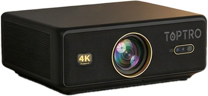 AUN Legend Gold Pro 4K HDR10 30000l HDMI ARC 4K Ultra HD Fully Sealed AI Auto Focus (40000 lm / Wireless / Remote Controller) Portable Projector-image-2