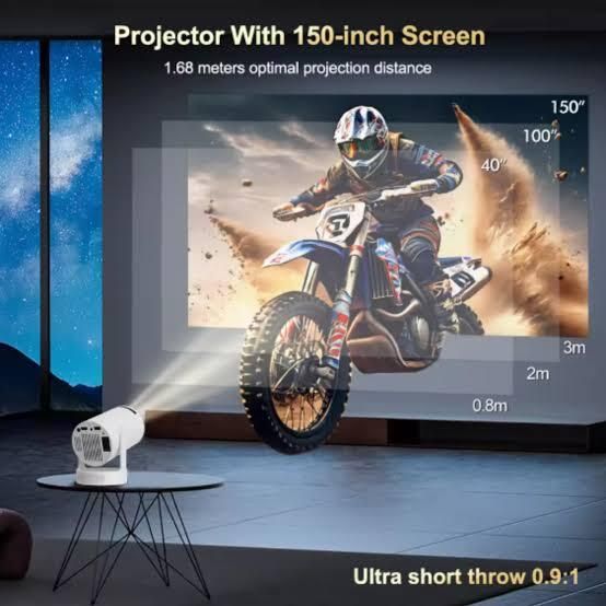 IMMUTABLE 4K Android Smart Projector Full HD 1080 YUGFHVU44 (2200 lm / Wireless / Remote Controller) Portable Projector-image-18