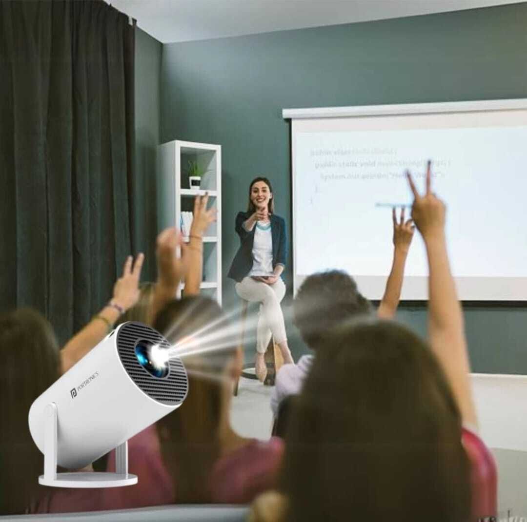 Offtrot Smart 4K LED Projector 720p Resolution 2500 Lumens With Anykast (4500 lm) Portable Projector-image-26