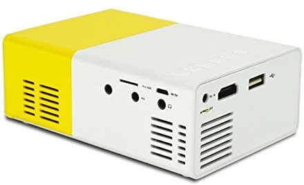 Wifton Portable Projectors LCD 1080P LED Projector 400 lm LED Corded & Cordless Portable Projector image 1