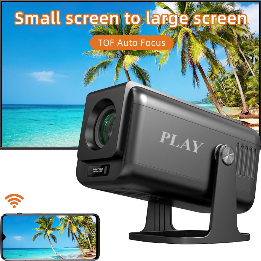 PLAY Smart Android 13 1+8G 5G WiFi BT 15k Lm 4k 8k 180 degree Rotation (25000 lm / Wireless / Remote Controller) Projector-image-17