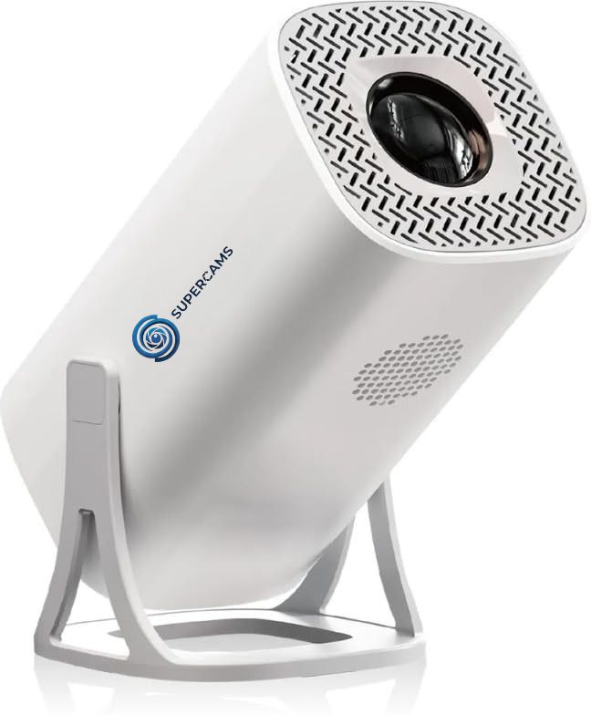 Supercams Android 13 Smart Square Projector, Native 1080p, 8400 Lumens, Prime & Hotstar (8400 lm / 1 Speaker / Wireless / Remote Controller) Portable Projector-image-49