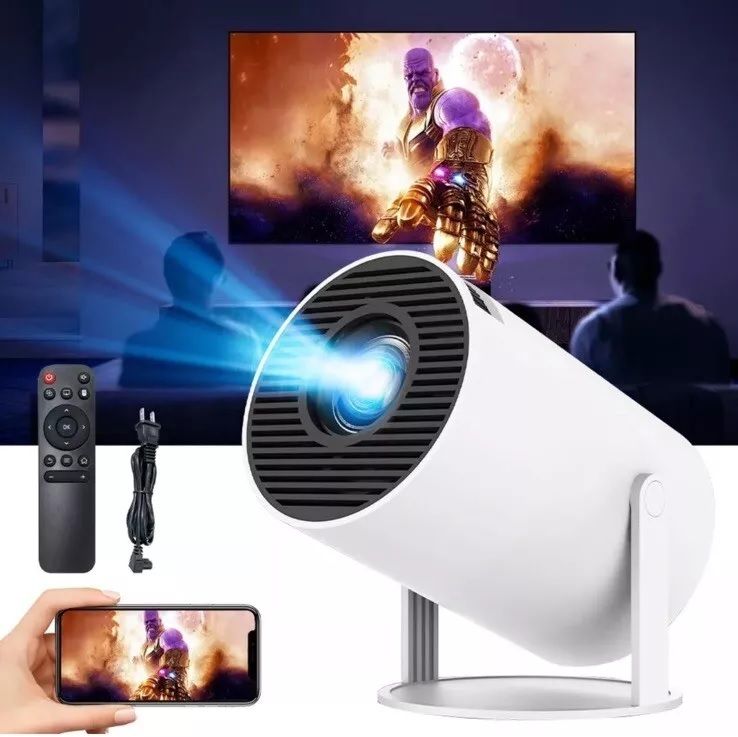 Voltegic Mini Portable Projector 4K Smart Projector with WiFi (4000 lm / 1 Speaker / Wireless / Remote Controller) Portable Projector-image-6
