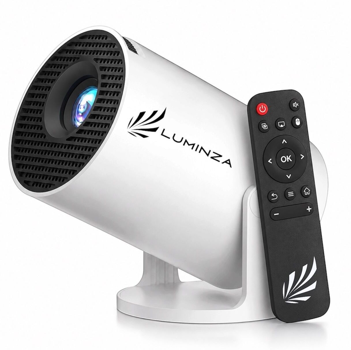 LUMINZA HY300 Pro Projector Mini Portable | 8K Support Android 14 WiFi6 BT5.4 | 200 ANSI (6000 lm / 1 Speaker / Wireless / Remote Controller) Portable Projector-image-15