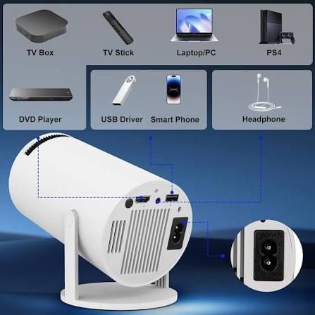 IMMUTABLE 4K Android Smart Projector Full HD 1080 YUGFHVU53 (2200 lm / Wireless / Remote Controller) Portable Projector-image-17