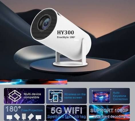 IMMUTABLE 4K Android Smart Projector Full HD 1080 YUGFHVU71 (2200 lm / Wireless / Remote Controller) Portable Projector-image-45