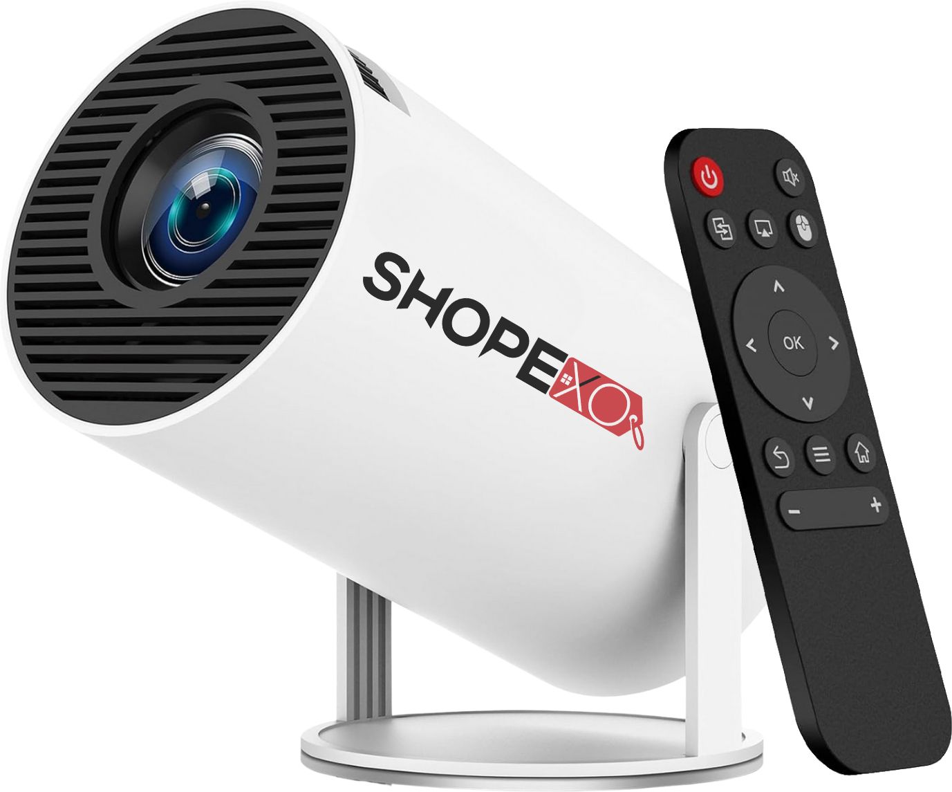Shopexo HY300 PRO 1GB/8GB,4K Support Android 11 WiFi6/BT5.0 Auto Keystone Projector (5000 lm / 1 Speaker / Wireless / Remote Controller) Portable Projector-image-18