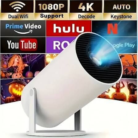 IMMUTABLE 4K Android Smart Projector Full HD 1080 YUGFHVU31 (2200 lm / Wireless / Remote Controller) Portable Projector-image-22
