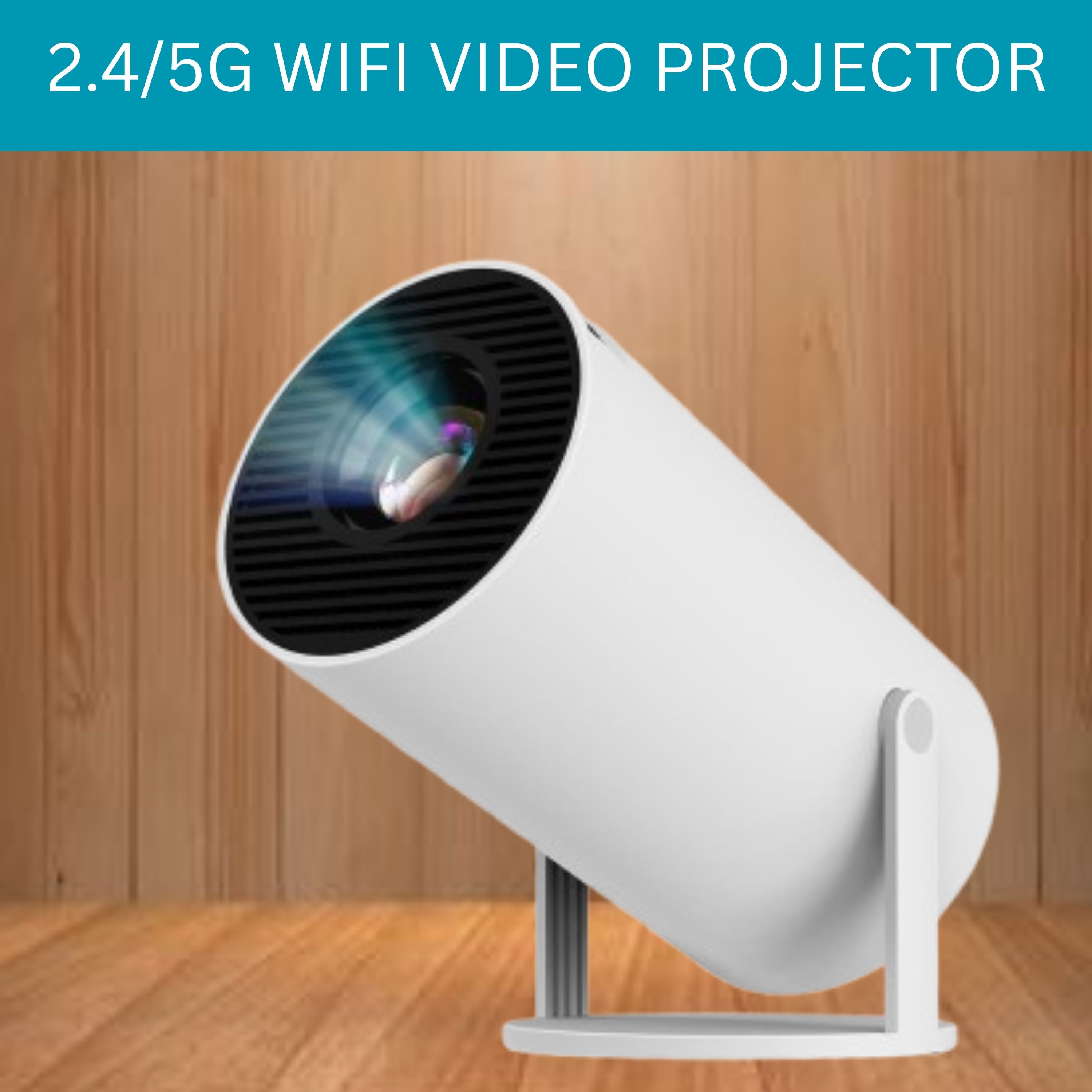 Guggu Smart (Projector) 1080P & 4K Support Rotatable Design With Netflix/Prime etcR459 (4500 lm / 1 Speaker / Wireless / Remote Controller) Portable Projector-image-49