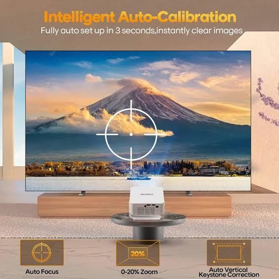 IMMUTABLE 4K Android Smart Projector Full HD 1080 YUGFHVU54 (2200 lm / Wireless / Remote Controller) Portable Projector-image-38