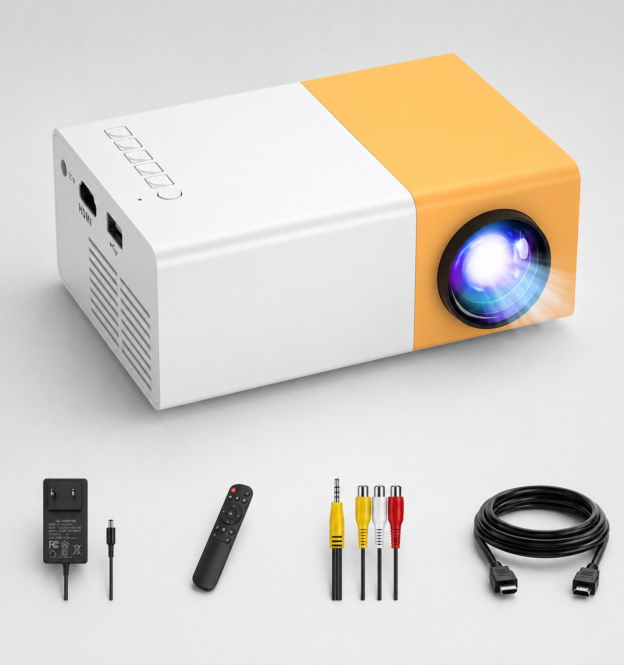 rajsunventures LED Mini Projector Portable HD Home Theater & Entertainment Device (400 lm / Remote Controller) Portable Projector-image-49