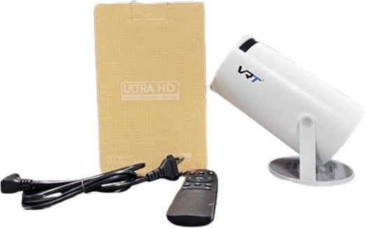VRT Smart Projector 720p HD, 4K Support, Android 11, WiFi, 100”Display, Speaker, OTT (2500 lm / 1 Speaker / Wireless / Remote Controller) Portable Projector-image-36