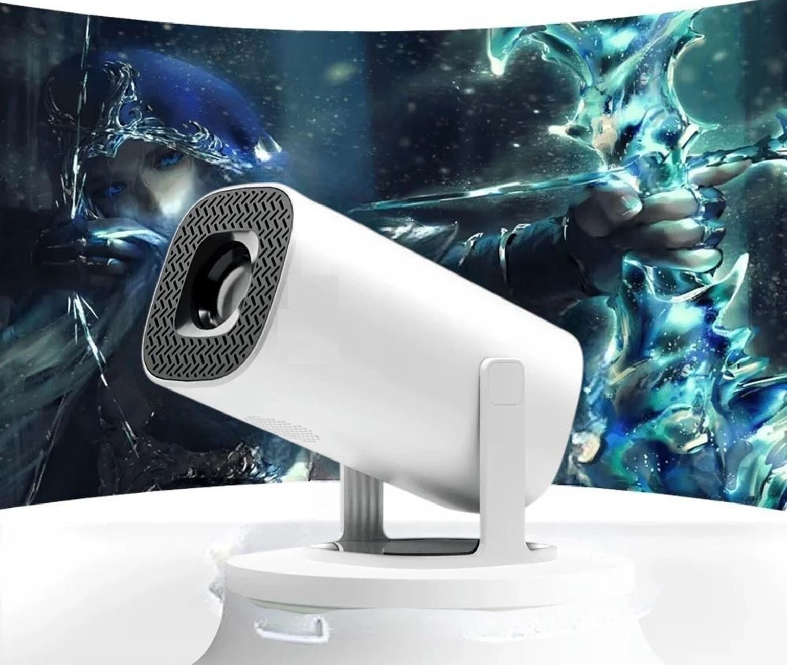 Voltegic Smart Native 1080P Projector with Bluetooth 5.0 for Home Theater (6000 lm / 1 Speaker / Wireless / Remote Controller) Portable Projector-image-24