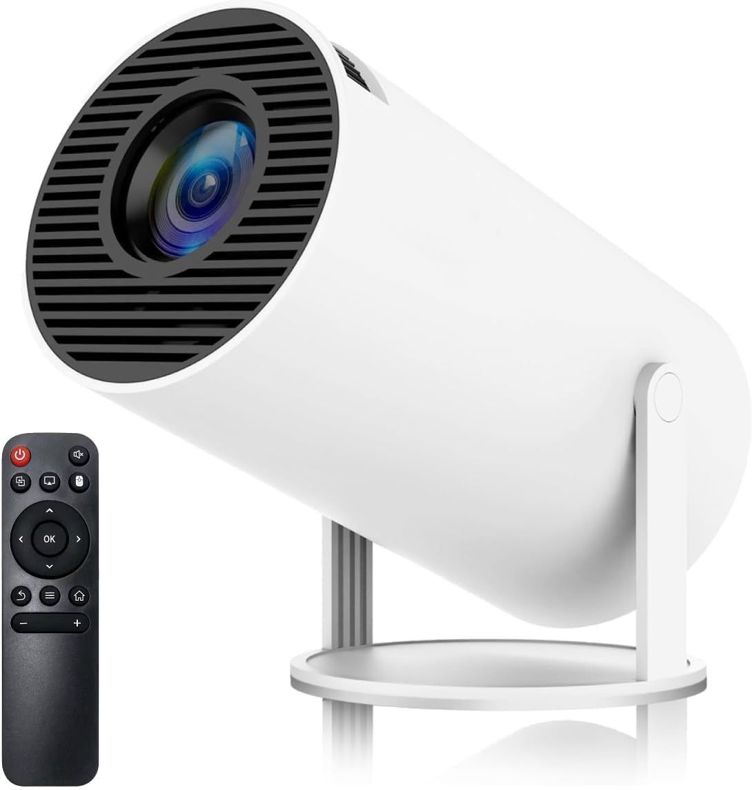 Voltegic M5 Mini Home Theater Projector with Android Smart OS (6000 lm / 1 Speaker / Wireless / Remote Controller) Portable Projector-image-27