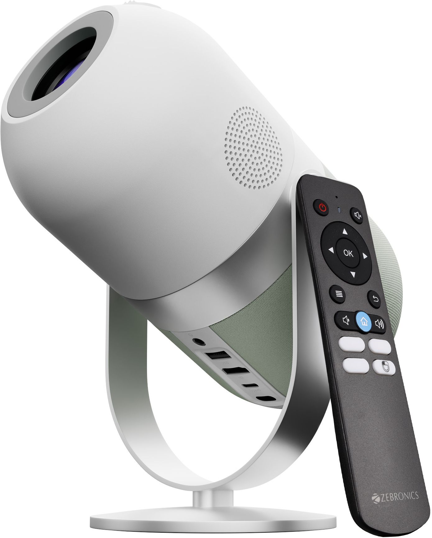 ZEBRONICS Zeb Pixaplay 54 (3800 lm) Portable /ZEB-PIXAPLAY 54 with 1080p Support, upto 140-inch Screen Size, Quad Core Processor, Auto Keystone Adaptation, Bluetooth, WIFI, HDMI, USB, AUX, APP Features, Miracast Smart LED Projector-image-16